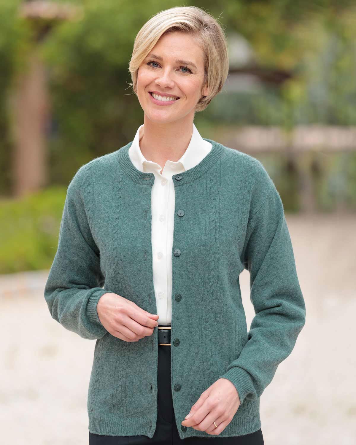 Ladies on sale lambswool cardigans